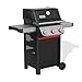 Weber Spirit E-325 Liquid Propane Gas Grill for Outdoor Cooking and BBQ, 3 Boost Burners, Black – Porcelain-Enameled Cast-Iron Grates, Sear Zone