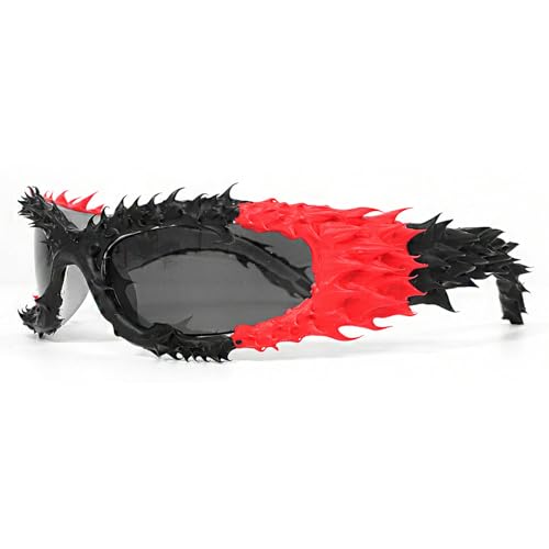 Image of Wrap Around Y2K Sunglasses Men And Women Cool Sunglasses Personalized Street Party sunglasses N45