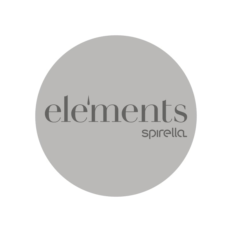 Spirella Elements by Rideau de Douche Polyester Pure 180x180cm Bleu