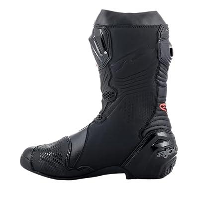 Alpinestars Supertech R Boots (47) (Black/White/Red/Yellow)