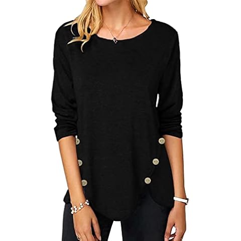 Xpenyo Women's Casual Long Sleeve Sweatshirt Cover