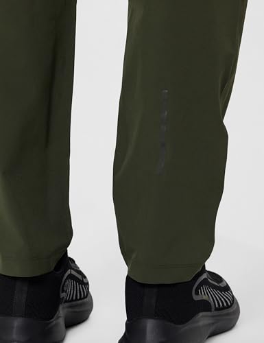 Image of Van Heusen Men's Track Pant | Side Zipper Pockets |Mid-Rise| 4-way stretch | Super light for premium comfort | Cotton Blend | Breathable & Casual | Easy Stain Release| Anti-static fabric | Activewear | Drawstrings | Style 51042