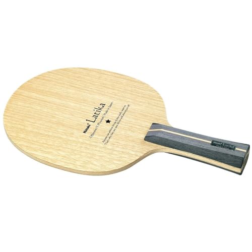 Nittaku NE-6857 Table Tennis Racket, Latika Shake Hand, for Attack, 5-Piece Plywood, Flare
