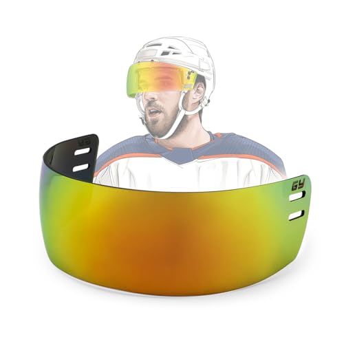 GY Revo Red Half Visor