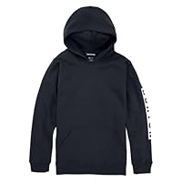 Burton Boys' Standard Elite Pullover Hoodie, True Black, Medium