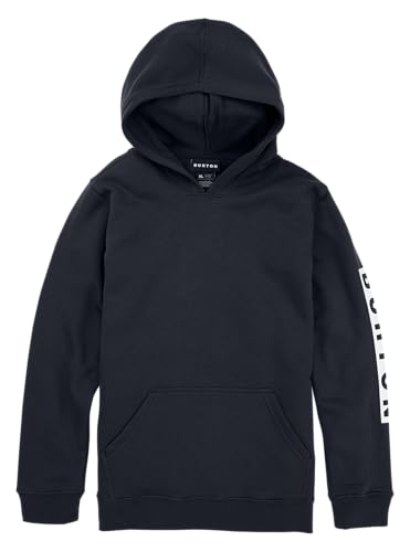Burton Kids' Elite Pullover Hoodie, True Black, S