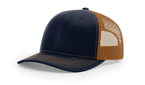 Image of Richardson 112 Trucker Hat - Premium Blank Baseball Cap, Adjustable Snapback Hat - Structured Six Panel Richardson Blank Hats