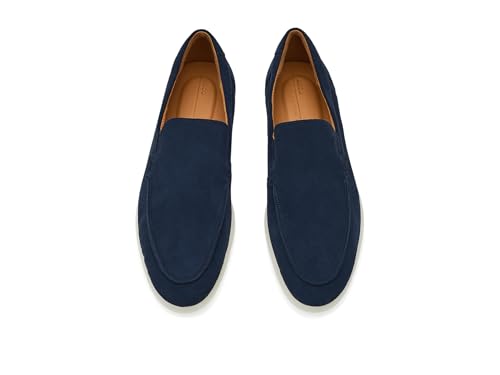 Mocasín de hombre ECCO Metropole Verona en azul marino y talla 11 de alta gama 3