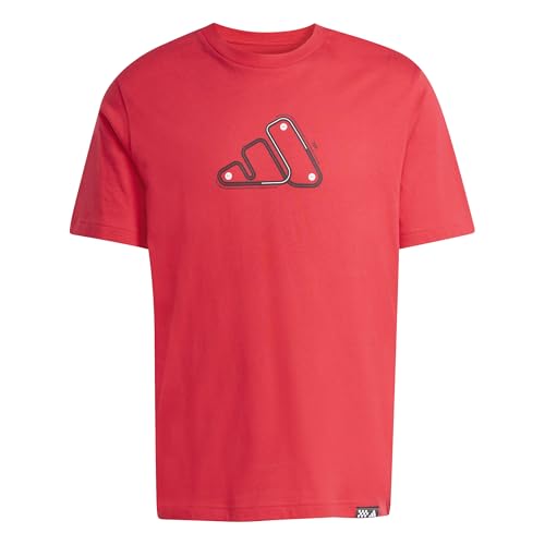 T-Shirt Graphique adidas Motorsport Track pour homme avec style streetwear