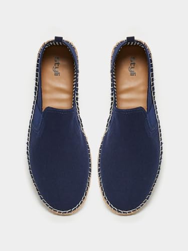 Image of Styli Men Espadrilles | Casual Slip-On Loafers | Lightweight & Comfortable Everyday Shoes
