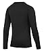 TeGlraddix Youth Boys ＆ Girls Thermal Compression Shirt Long Sleeve, Athletic Fleece Base Layer Undershirt Football Baseball Black S