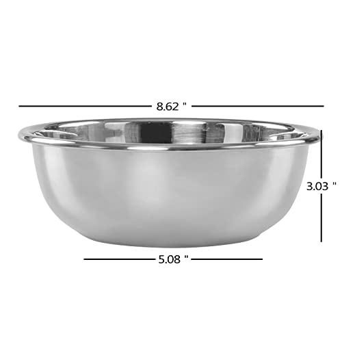 Set de 4 Tazones de Acero Inoxidable para Mezclar miniatura 2