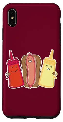 Kawaii Wiener �P�`���b�v �}�X�^�[�h�\�[�X �t�����Y ��������z�b�g�h�b�O �X�}�z�P�[�X iPhone XS Max �p