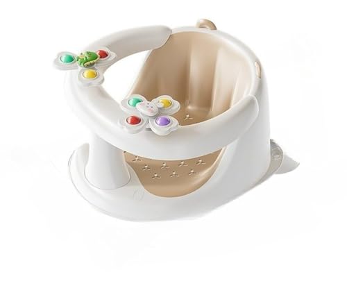 Livmorx ベビーバスチェア 新生児から36ヶ月まで対応 吸盤式 滑り止め 角度調節可能 入浴用 抗菌素材 背もたれ付き 水洗い可能 安定設計 入浴補助 お風呂椅子 怪我防止 乳幼児用 出産祝いギフト (フルサラウンド)