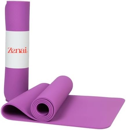 Zenai - Tapete de Yoga TPE Antiderrapante - Ecológico, Hipoalergê...