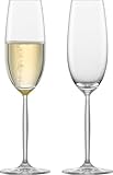 Homeprism Wine Glass, Red or White Wine, Champagne Flutes, Crystal Glass, 190 ml (2 Piece) (2)