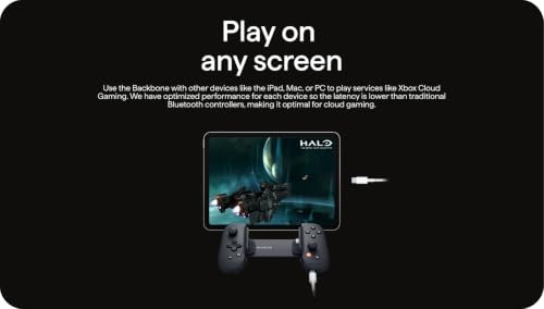 Image of BACKBONE One Mobile Gaming Controller, USB-C, 2nd Gen | For Android & iPhone 15 /16 /17, 2nd Gen, Play Xbox, Fortnite, Call of Duty, & More