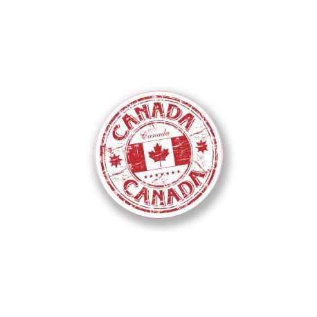 Canada rond logo 23 autocollant adhésif sticker - Taille : 8 cm