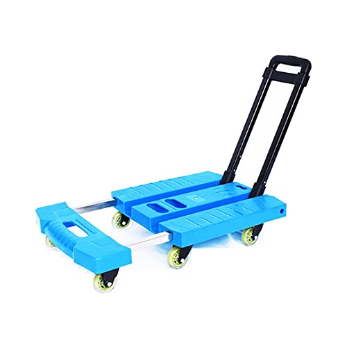 Carretilla plegable resistente con mango extensible y 6 ruedas miniatura 1