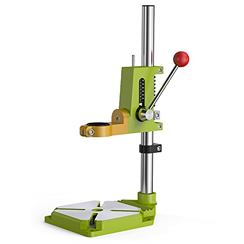 YAOYAOO Supporto per Trapano, Trapani a Colonna ​da Banco con Morsa, Supporto Trapano a Colonna Professionale Regolabile in Altezza per Forare Tagliare, Base in Ghisa Stabile in Uso