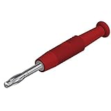 · Rot SKS Hirschmann MSTF 2 rt Lamellenstecker Stecker, gerade Stift-Ø: 2 mm Rot 1 St.