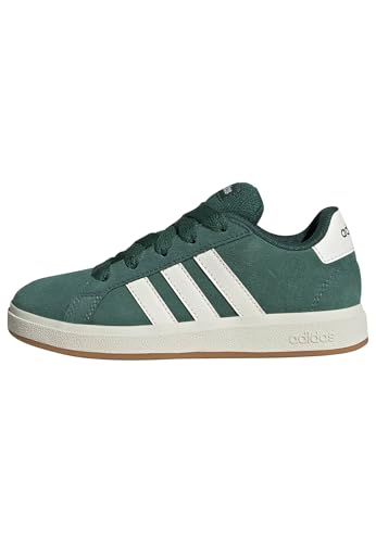 adidas Unisex Kinder Grand Court 00s Shoes Kids, Collegiate Green/Off White/Gum, 35 EU