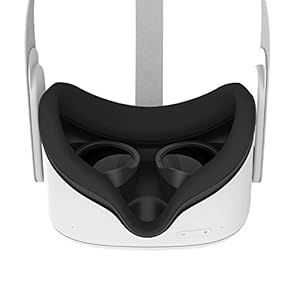 AMVR [Pro Version] Anti-Kratzring-Objektiv, der Myopie-Brillen vor Kratzern schütztes VR-Headset-Objektiv, Kompatibel mit Quest 2,Quest, Rift S und Go und mehr (Schwarz)