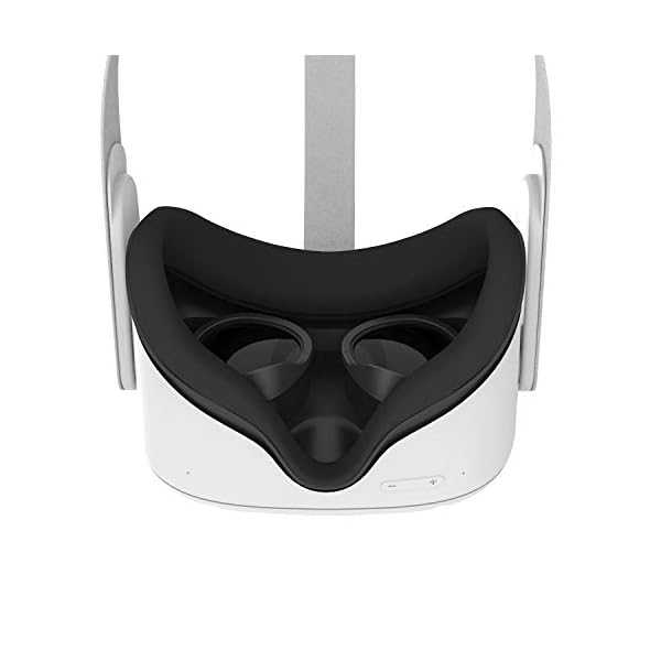 AMVR [Pro Version] Anti-Kratzring-Objektiv, der Myopie-Brillen vor Kratzern schütztes VR-Headset-Objektiv, Kompatibel mit Quest 2,Quest, Rift S und Go und mehr (Schwarz)