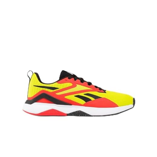 Reebok Nanoflex TR 2, Zapatillas Hombre, Acidyellow Black Vectorred 300, 47 EU