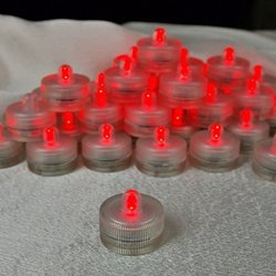 Floralyte Submersible Led Light By Acolyte, Battery Op, 50 Pack, Red