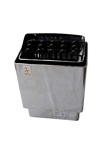 Horno para sauna 6 kW acero inoxidable