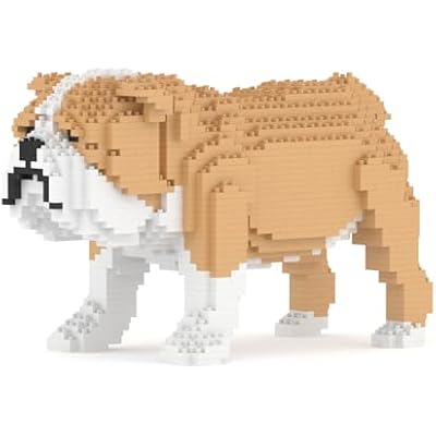 JEKCA English Bulldog 01S-M03 | Dog Plastic Building Blocks | Age 14+