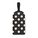 kate spade new york Luggage Tag, Black and Cream Dots
