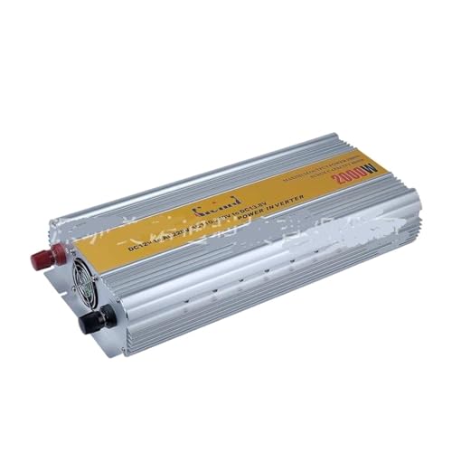 Onduleur à onde sinusoïdale modifiée 2000W convertisseur 12V 24V vers 220V avec chargeur
