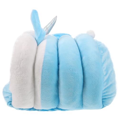 OUNONA ユニコーンの猫砂 猫用ペット冷却マット 猫のおもちゃ 面白い猫のベッド ピーカブー 猫フェンス キャットケージ 猫の家 猫ベッド 子猫のベッド 子猫の巣 猫の寝床 布 Blue