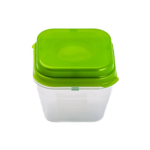 Fit & Fresh Salad Shaker Reusable Plastic Container With Dressing Dispenser And Ice Pack, Healthy Lunch Box Set, 4-Cup Capacity, Bpa-Free #TOP4