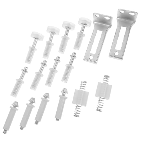 Kit de herrajes para puertas plegables Gatuida con pivotes superiores para puertas corredizas, bisagra oculta, diseño robusto y elegante, instalación fácil miniatura 1