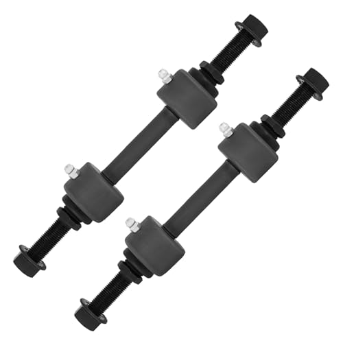 Image of Detroit Axle - 8pc Front Control Arms Kit for 2014 Ford F-150 2014-2017 Expedition Lincoln Navigator, 4 Lower Upper Control Arms with Ball Joints 2 Outer Tie Rods 2 Sway Bar End Links Replacement