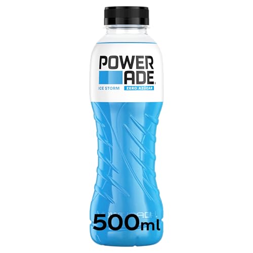 Powerade Ice Storm Zero, Bebida Isotonica Refrescante - Botella de 500ml