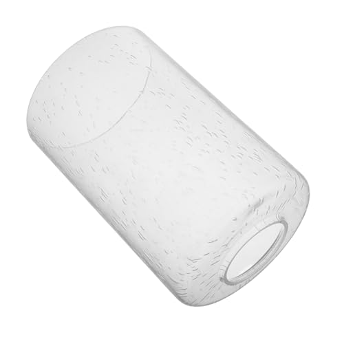 ULTECHNOVO Paralume Cilindrico in Vetro Trasparente Per Lampada Da Tavolo Sostituzione Decorativa e Contemporanea Per Apparecchi Di Illuminazione Design Semplice