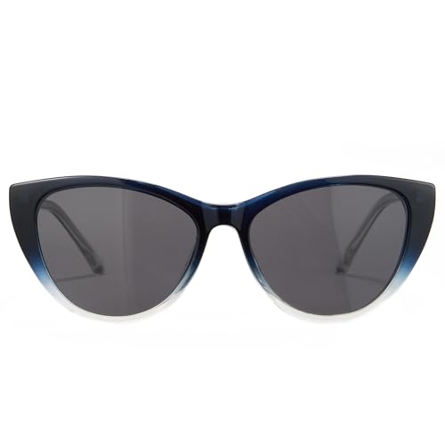 Image of Cyxus Cat Eye Magnetic Clip-On Sunglasses Women Polarized Blue Light Blocking UV400 Protection P1221