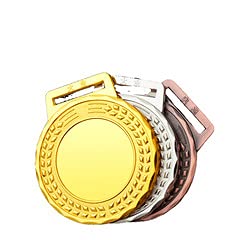 Aangepaste professionele 3-delige set medailles (goud, zilver, bronzen onderscheidingen), voor specifieke winnaar van sportevenementen, gravure gepersonaliseerd logo, 2,75 inch brede medaillons, met neklint - Image 3