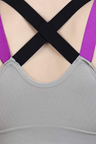 Image of Shoppy Villa Cotton Bra for Women, Sports Bras for Women, Yoga and Camisole Bra, Lighty Padded Cup with Full Coverage with Removable Pads
