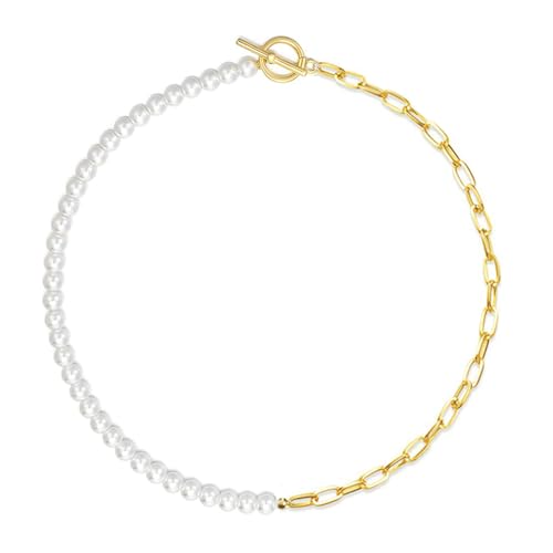 Image of Zeffy Pearl Necklace 4MM /6MM /8MM Dainty Round Imitation Pearl Choker Necklace Wedding Pearl Necklace Delicate Jewelry for Women Simple Bridesmaid Jewelry Gifts