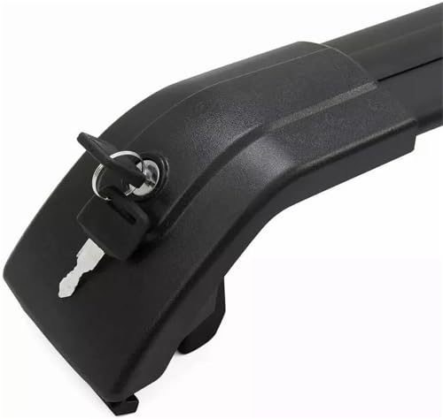 Barras de techo Subaru Forester 2025 baca transversal plateada ajustable para coche con raíl 4
