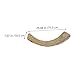 Toyvian Natural Sea Grass Lizard Hammock Mat Handmade PET Resting Mat for Reptiles Light Brown Color for Lizards and Small Pets