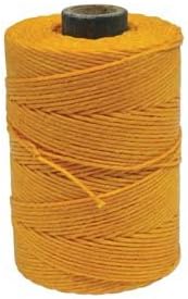 Waxed Irish Linen-Bright Autumn Yellow. Sold per 5 yards of 4-ply