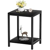 SAYGOER Black End Tables Small...