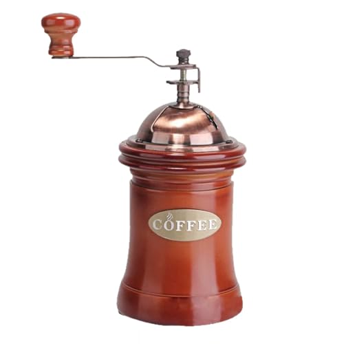 Manual Coffee and Spice Grinder,Manual Coffee Grinder Vintage Hand Crank Coffee Mill with Adjustable Gear Setting Ceramic Burr