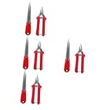 VILLCASE 4 Juegos Cuchillo De Palanca De Cesta Tejida Plegable Tijeras Cobertura Bochas Recortadora Producto Cestas Batidor Inicio Mecha Mimbre Mini Ranura Tapa Puntaje Acero Inoxidable